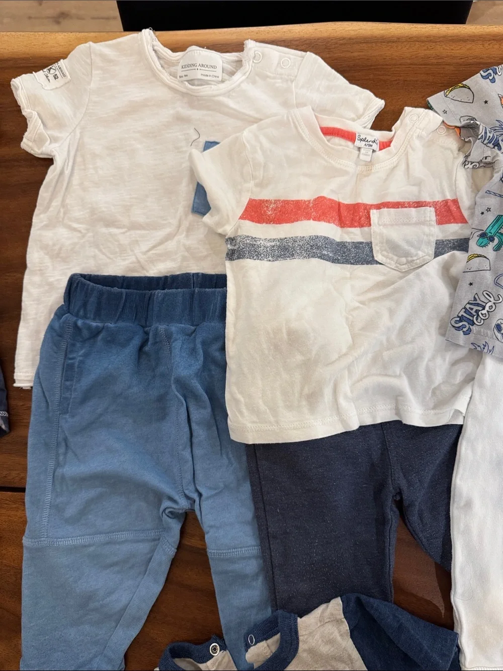 HUGE 6-9 month boy bundle - splendid, kidding around, gap, Disney, absorba, etc
